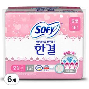 쏘피 한결 생리대 날개형
