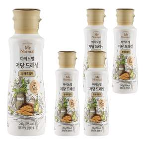 마이노멀 저당 드레싱 참깨흑임자