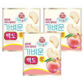 오뚜기 LIGHT 앤 JOY 가벼운 백도