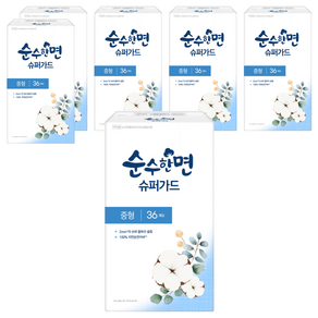순수한면 울트라 슈퍼가드 뉴 생리대 날개형