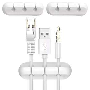 엔더 USB 충전 케이블 선정리 홀더 클립 3구