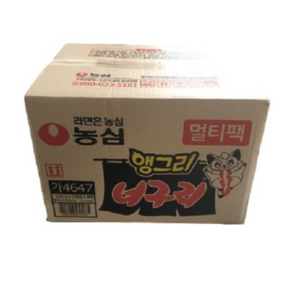 너구리 앵그리RtA 봉지라면 121g