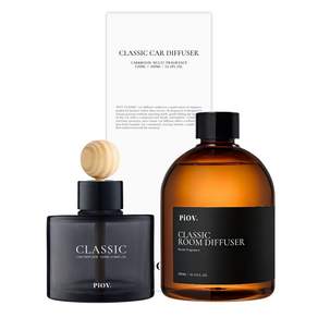 피오브 차량용 방향제 대용량 리필세트 120ml+300ml