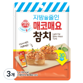 오뚜기 LIGHT&JOY 지방을 줄인 매코매요참치 파우치 95ml