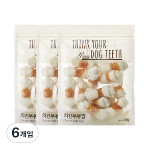 띵크유어도그티 강아지 딩고껌 소형 15P
