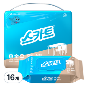 스카트 주방 식탁 전용 물티슈 40매