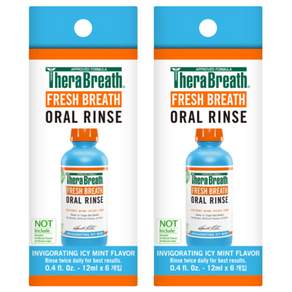 테라브레스 프레시브레스 오랄린스 인비고레이팅 아이시민트 휴대용 구강청결제 12ml x 6p