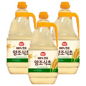 해표 양조식초, 1.8L, 3개