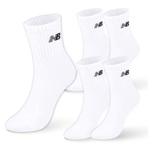 뉴발란스 스탠다드 중목 양말 5팩 NBDSDMDL