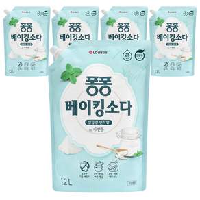 퐁퐁 베이킹소다 주방세제 깔끔한 민트향 리필형