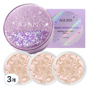 에이지투웨니스 샤이닝 드롭 에디션 뉴오리지널 에센스 커버 팩트 케이스 + 리필 12.5g x 3p