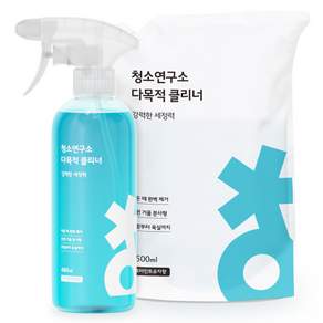 청소연구소 다목적 클리너 480ml + 리필팩 1.5L