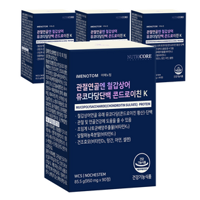 뉴트리코어 관절연골엔 철갑상어 뮤코다당단백 콘드로이친 K