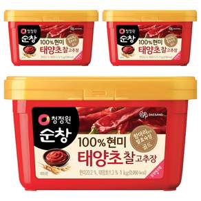 청정원순창 100% 현미 태양초 찰고추장