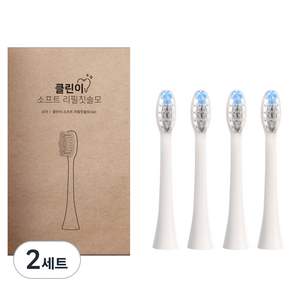 오아 클린이소프트 시리즈 리필 칫솔모 화이트 4p