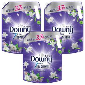 다우니 초고농축 7일지속 탈취파워 섬유유연제 화이트티와 릴리 리필