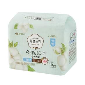 좋은느낌 오가닉 순면 울트라 날개 생리대