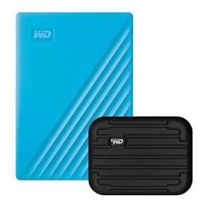 WD My Passport 휴대용 외장하드 + 파우치