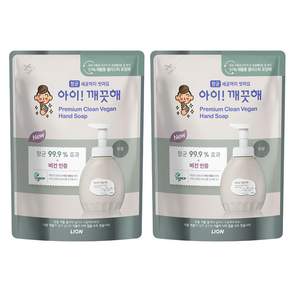 아이깨끗해 프리미엄 클린 비건 폼 핸드솝 무향 리필