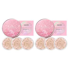 에이지투웨니스 에센스 커버 팩트 뉴 오리지널 샤이닝 드롭스 에디션 핑크 + 리필 12.5g x 3p