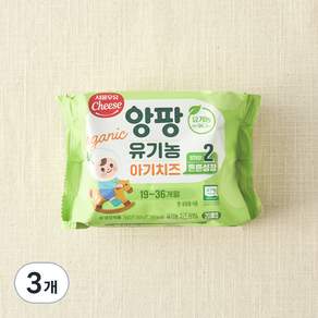 서울우유치즈 앙팡 유기농 아기치즈 STEP2 20매입