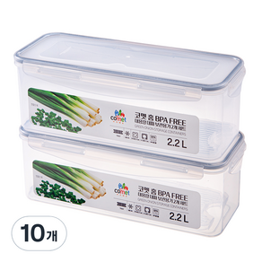 코멧 홈 BPA FREE 대용량 대파 보관용기 2.2L
