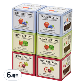 프레벨롱 국산 과일퓨레 6팩