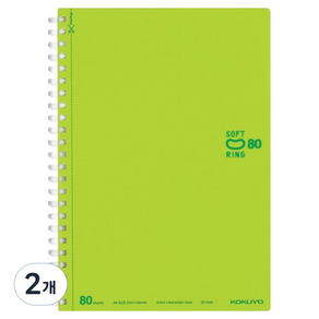 고쿠요 6mm 도트선 80매 베이직 소프트링 노트 A5