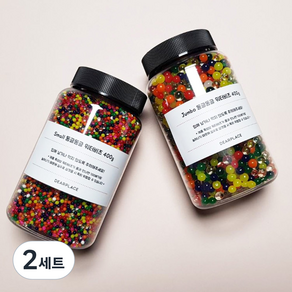 디어플레이스 동글동글 워터비즈 스몰 400g + 점보 400g 세트