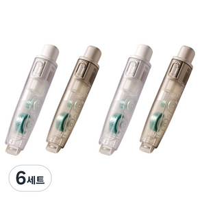 델리 노크식 양면 풀테이프 6mm x 5m 2종 세트