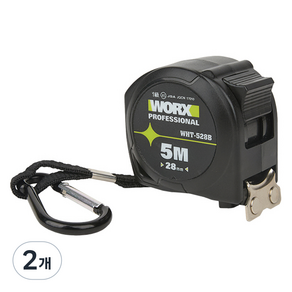 WORX 양면 자동줄자 5m x 28mm WHT-528B