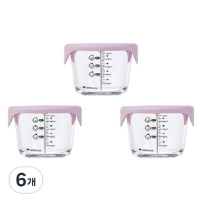 락앤락 리틀럽 디어 실리콘캡 원형 이유식 용기