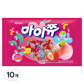 마이쮸 딸기 복숭아 츄잉캔디