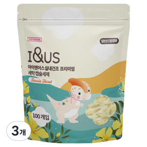 아이앤어스 실내건조 프리미엄 세탁캡슐세제 프리지아향