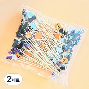 대나무 할로윈 도시락 픽 12cm MP178