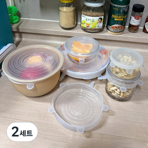 마켓플랜 실리콘 만능 뚜껑 세트