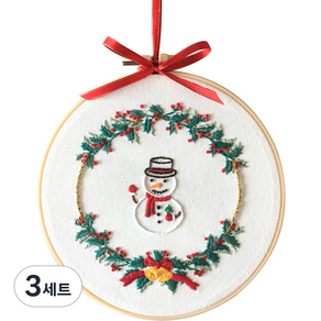 크리스마스 자수 DIY 30 x 30 cm