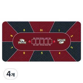 라라해피 홈파티 홀덤 포커 카드게임 보드게임 테이블 매트 120 x 60 cm