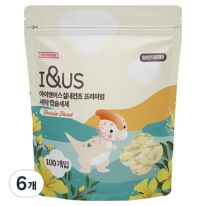 아이앤어스 실내건조 프리미엄 세탁캡슐세제 프리지아향
