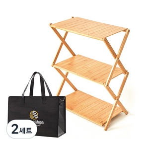 브리즈문 캠핑 선반 우드쉘프 2세대 일반형 + 고급가방