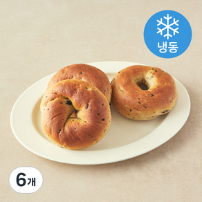 틴베이크 고단백 통밀 베이글 올리브 (냉동)