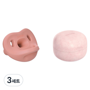 모윰 올 실리콘 마카롱 쪽쪽이 노리개젖꼭지 + 전용 케이스