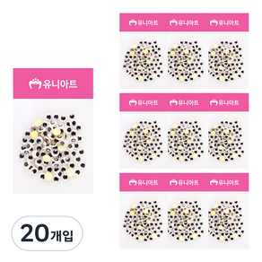 유니아트 1000 접착눈알 8mm 80p