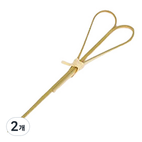대나무칵테일픽 하트 12cm