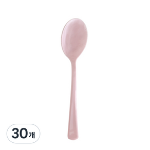아보드 플라스틱 스푼 핑크