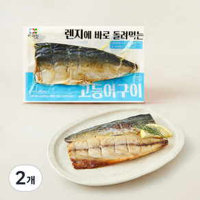 아라찬 렌지에 바로 돌려먹는 고등어구이 (냉장)