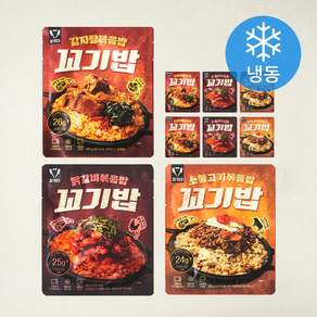 꼬기다 닭가슴살 꼬기밥 3종 x 3p 세트 2.52kg (냉동)