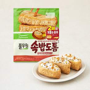 풀무원 속밥도톰 유부초밥 새콤한맛 4인분