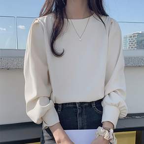 아이캔심플 여성용 심플 베이직 깔끔한 데일리 웨스턴 티셔츠