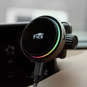 FICS Qi2.2 맥세이프 펠티어 쿨링 차량용 핸드폰 무선 고속 충전거치대 + 시거잭 1포트 45W 세트